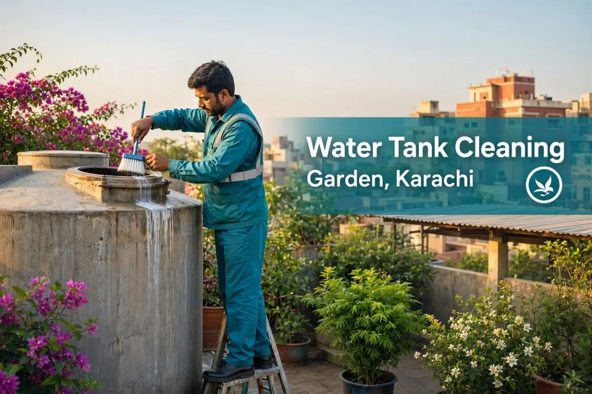 Water tank cleaning in Garden, Karachi by Karachi Tank Cleaning