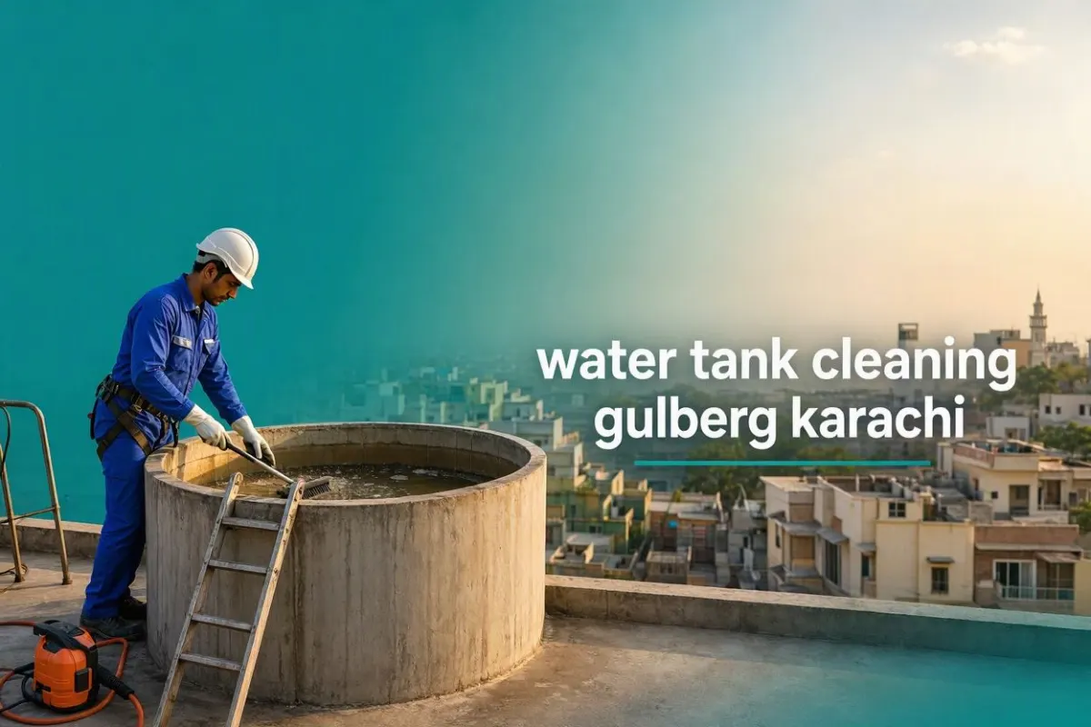 Water tank cleaning in Gulberg, Karachi by Karachi Tank Cleaning
