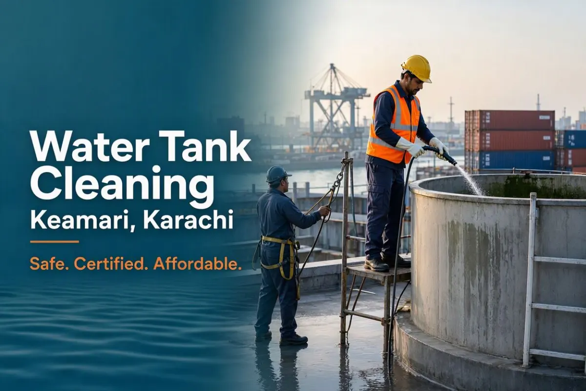 Water tank cleaning in Keamari, Karachi by Karachi Tank Cleaning