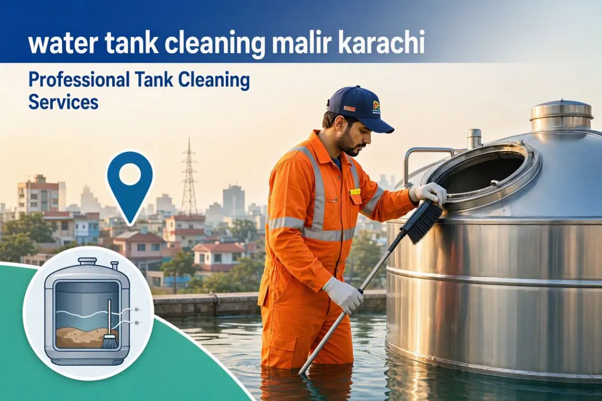 Water tank cleaning in Malir, Karachi by Karachi Tank Cleaning