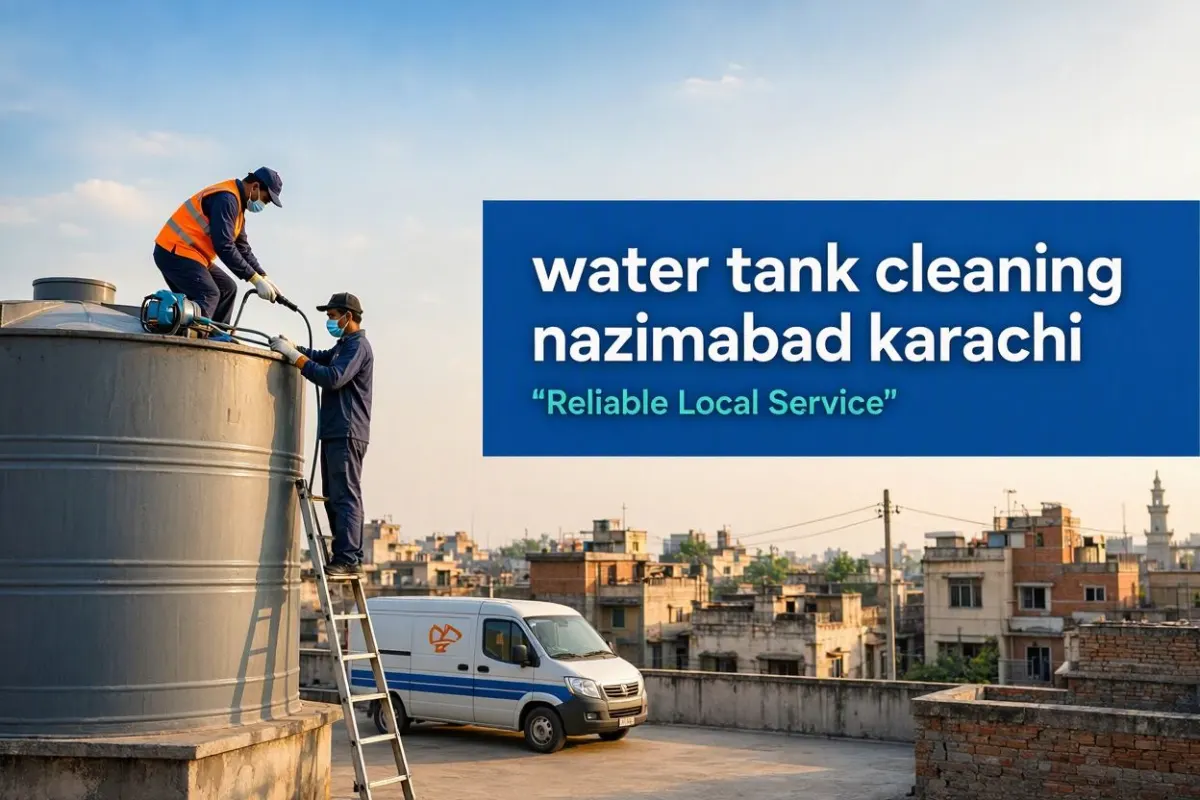 Water tank cleaning in Nazimabad, Karachi by Karachi Tank Cleaning