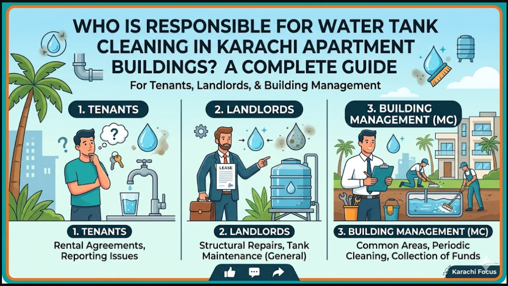 Who Is Responsible for Water Tank Cleaning in Karachi Apartment Buildings